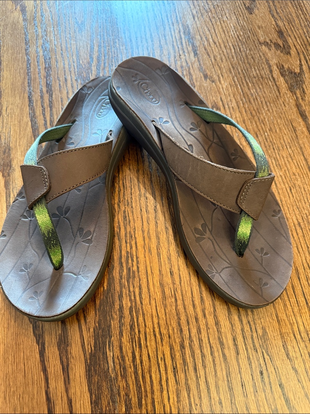 Chaco gorpcore Switch EcoTread Flip Flop Sandals Women’s 10 Green Outdoor